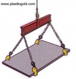 Horizontal lifting of the plates